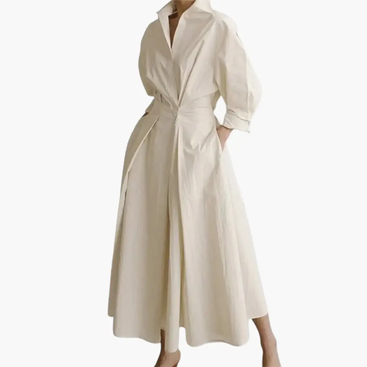 Maxime - Women’s Elegant Shirt Dress