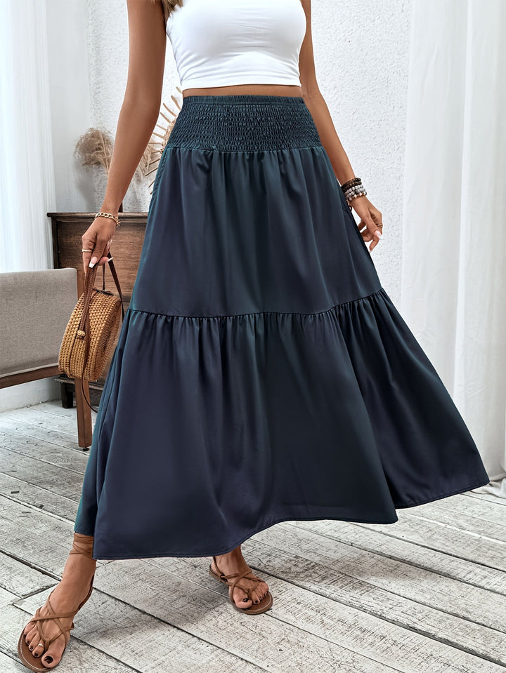 Marnie – Tiered Floral Maxi Skirt