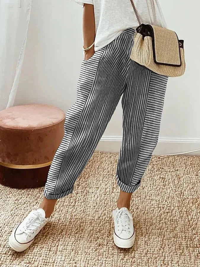Rory – Striped Relaxed Trouser