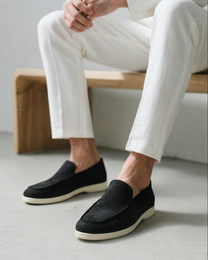Nate Slip-On Loafers - Moc Toe Casual Shoes