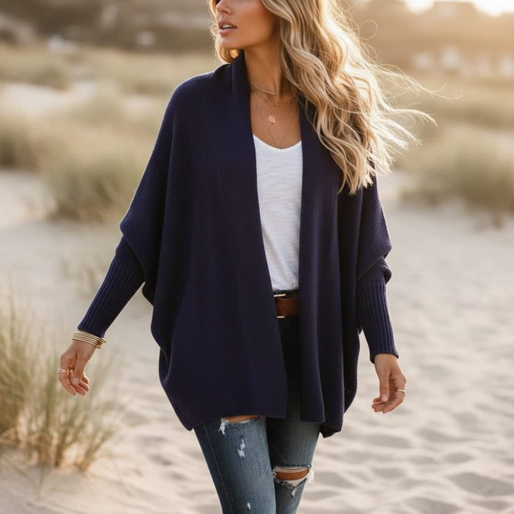 Susan - Women’s Cardigan with Ribbed Cuffs