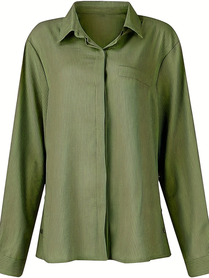 Valerie – Textured Button Detail Blouse