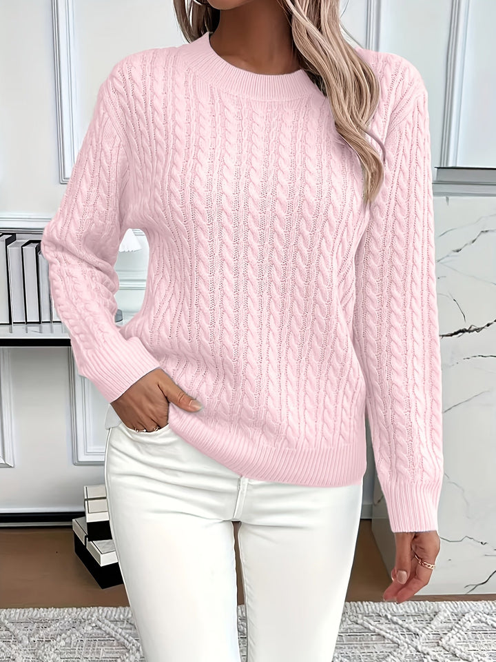 Lucy | Comfortable Cable Knit Jumper