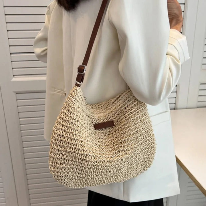 Poppy - Straw shoulder bag