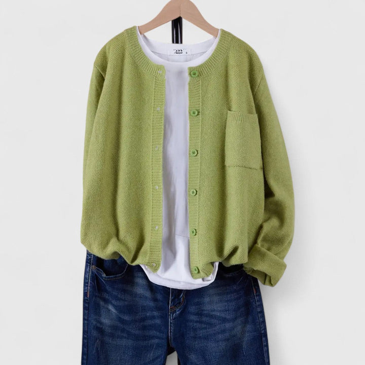 Elaine - Casual Button-Up Cardigan