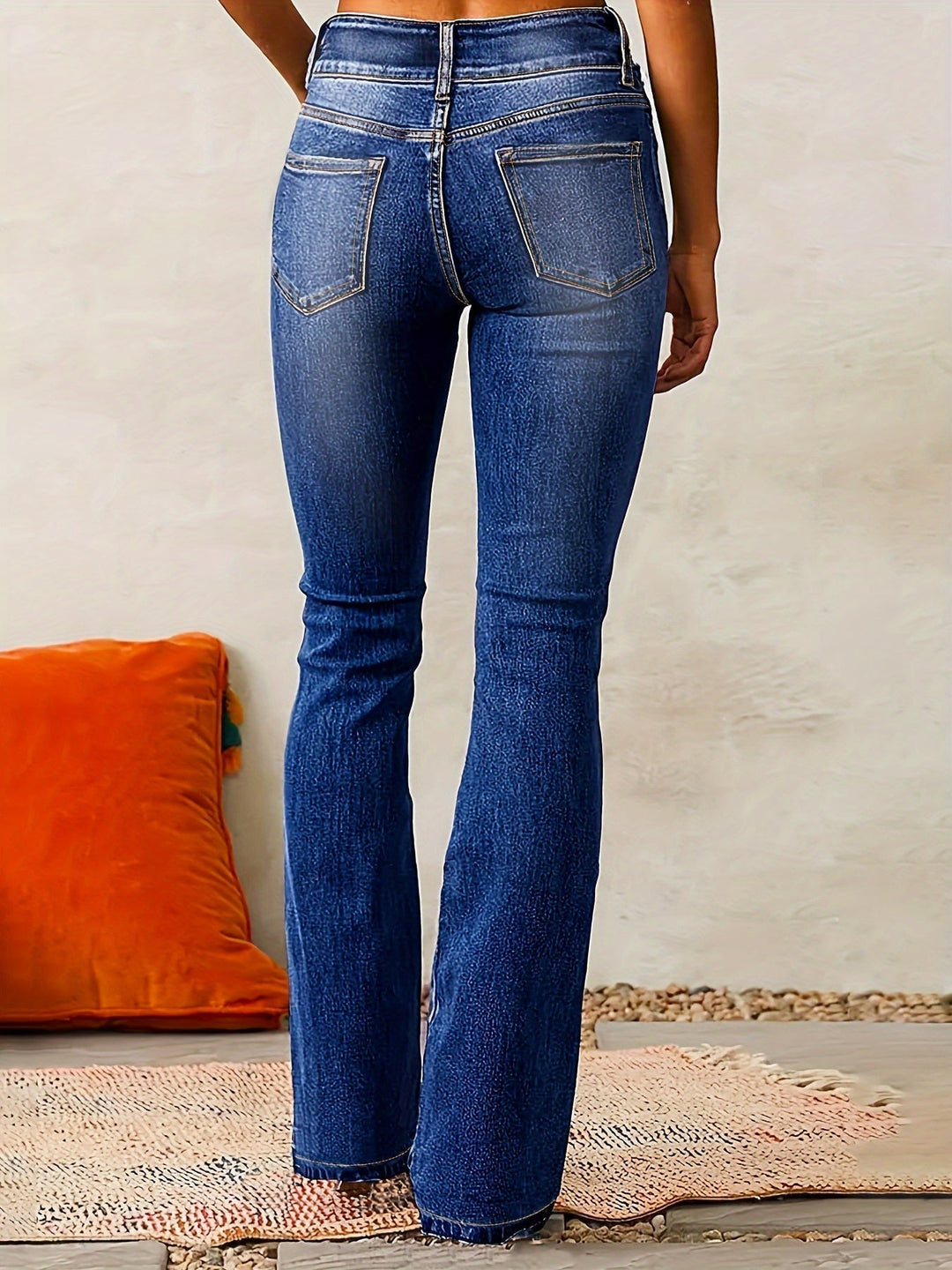 Kayla - Women's Full Length Wide Leg Jeans