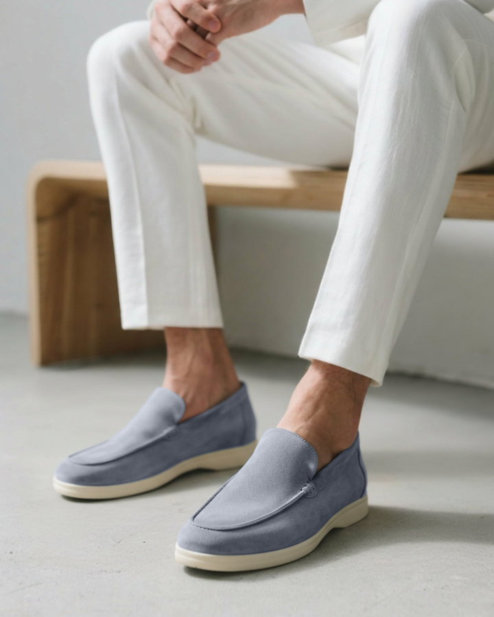 Nate Slip-On Loafers - Moc Toe Casual Shoes