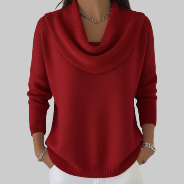 Serena – Effortless Elegance Cowl Neck Sweater