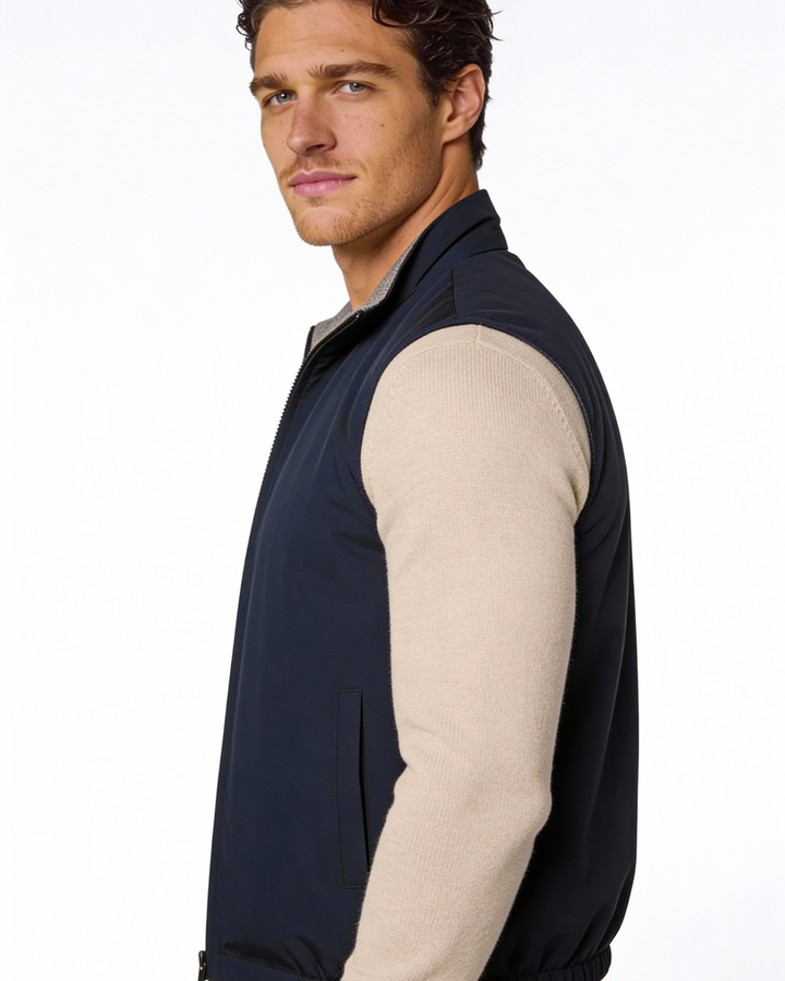 Men's Reversible Lightweight Vest - Two-Way Wear