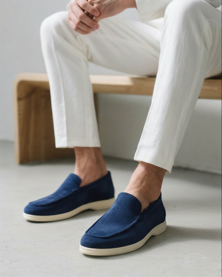 Nate Slip-On Loafers - Moc Toe Casual Shoes