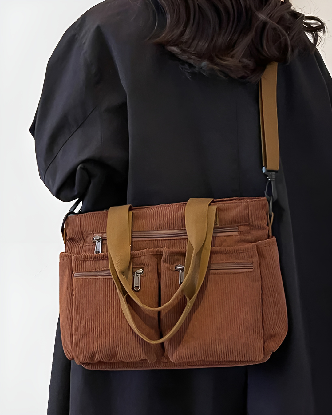 Ysabeline – Corduroy Utility Tote Bag