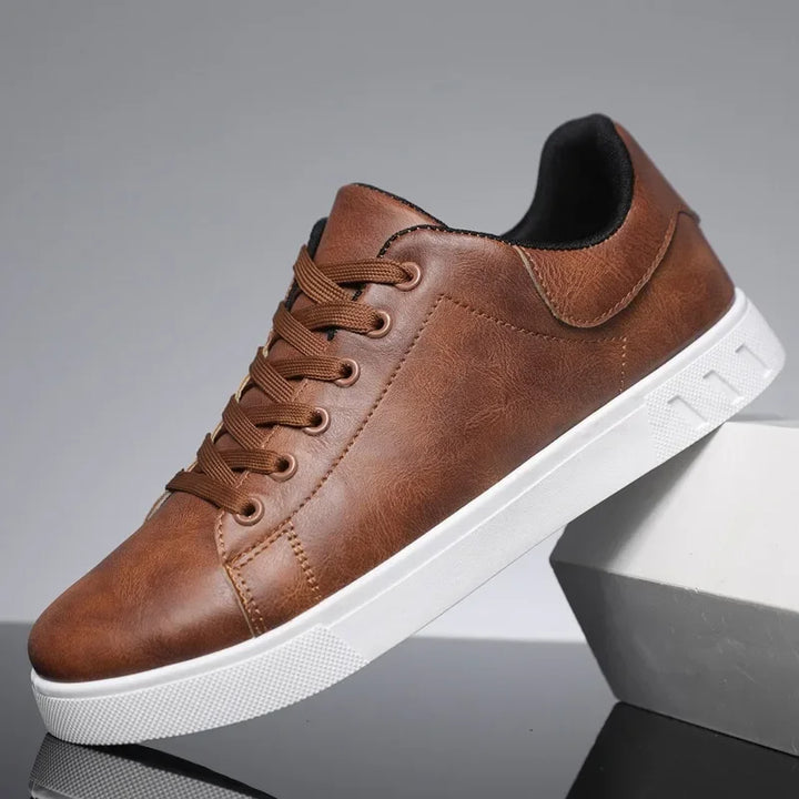 Men’s Casual Lace-Up Shoes with Streamlined Design